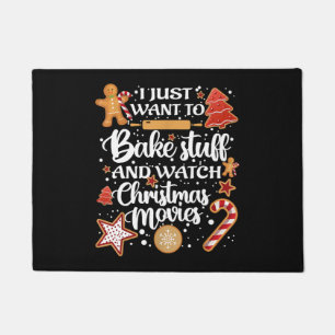 Ich Wollte nur, Dinge zu backen und mir Weihnachts Fußmatte