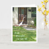 Ich wollte nur Hallo sagen! Karte (Gelbe Blume)