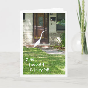 Ich wollte nur Hallo sagen! Karte