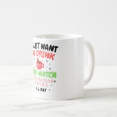 Ich wollte nur heiße Schokolade zu trinken Kaffeetasse (VorderseiteRechts)