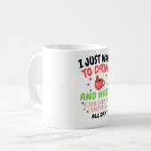 Ich wollte nur heiße Schokolade zu trinken Kaffeetasse (Vorderseite Links)