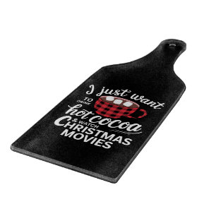 Ich Wollte nur, heiße Schokolade zu trinken und We Schneidebrett