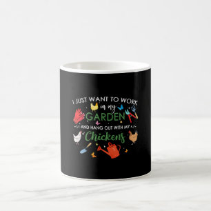 Ich Wollte nur, in meinem Garten zu arbeiten und H Kaffeetasse