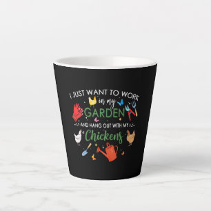 Ich Wollte nur, in meinem Garten zu arbeiten und H Milchtasse