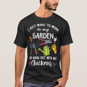Ich Wollte nur, in meinem Garten zu arbeiten und m T-Shirt