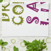 Ich wollte nur Kaffee trinken und nehmen Selftheit Geschirrtuch (Gefaltet)