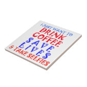 Ich wollte nur, Kaffee zu trinken Fliese (Seite)