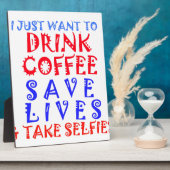 Ich wollte nur, Kaffee zu trinken Fotoplatte (Seite)