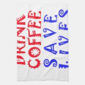 Ich wollte nur, Kaffee zu trinken Handtuch (Vertikal)