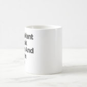 Ich Wollte nur, Kaffee zu trinken, komisch, sarkas Kaffeetasse (Mittel)