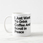 Ich Wollte nur, Kaffee zu trinken, komisch, sarkas Kaffeetasse (Links)