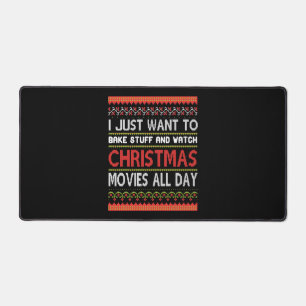 Ich wollte nur, mir Sachen zu backen und Weihnacht Schreibtischunterlage