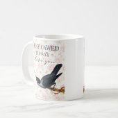 Ich wollte nur sagen, ich Liebe Sie Crow Valentine Kaffeetasse (Vorderseite Links)