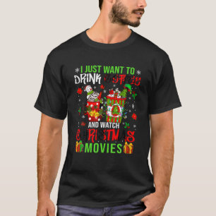 Ich Wollte nur, um Kaffee zu trinken und mir Weihn T-Shirt