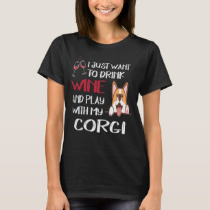 Ich Wollte nur, um Wein zu trinken (113) T-Shirt