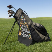 Ich Wollte nur, um zu backen und Weihnachten zu se Golfhandtuch (Gras)