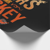 Ich Wollte nur, um zu rauchen Zigarren trinken Whi Geschenkpapier (Ecke)