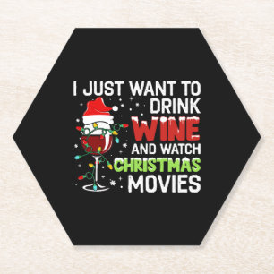 Ich Wollte nur, Wein zu trinken und Weihnachten Mo Untersetzer
