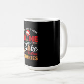 Ich wollte nur Wein zu trinken | Weihnachtskekse Kaffeetasse (VorderseiteRechts)