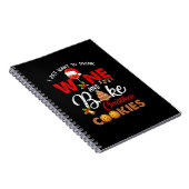 Ich wollte nur Wein zu trinken | Weihnachtskekse Notizblock (Rechte Seite)