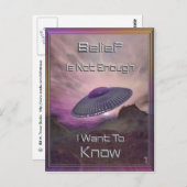 Ich Wollte Postkarten zu kennen (Vorne/Hinten)