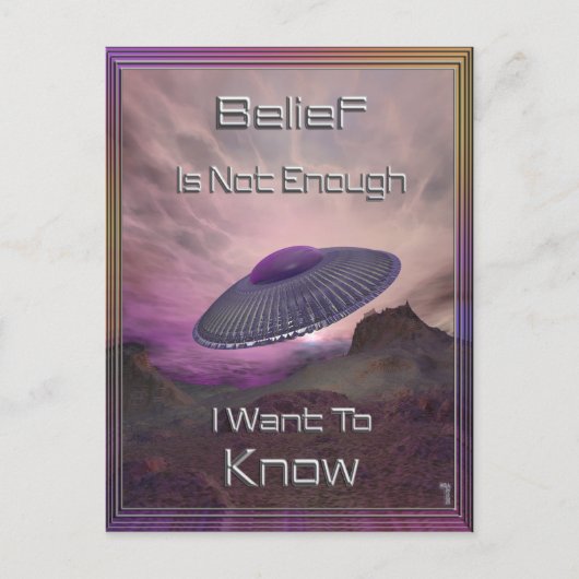 Ich Wollte Postkarten zu kennen (Vorderseite)