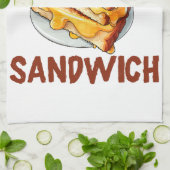 Ich Wollte Sandwich Geschirrtuch (Gefaltet)