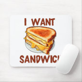 Ich Wollte Sandwich Mousepad (Mit Mouse)
