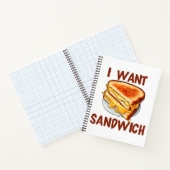 Ich Wollte Sandwich Notizblock (Innenseite)