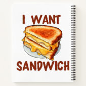 Ich Wollte Sandwich Notizblock (Rückseite)