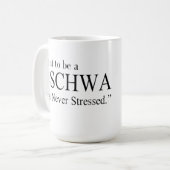 Ich wollte, schwa zu werden kaffeetasse (Vorderseite Links)