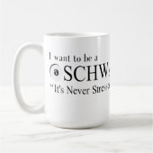Ich wollte, schwa zu werden kaffeetasse (Links)