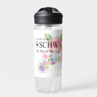 Ich wollte, schwa zu werden trinkflasche