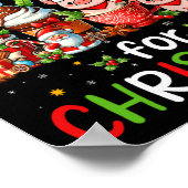 Ich Wollte Schweine für Weihnachten Kaffee Cups Lo Poster (Ecke)