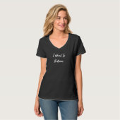 Ich Wollte, SCI-Fi-Text zu glauben T-Shirt (Vorderseite Vollansicht)