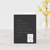 ICH WOLLTE **SIE IN MEINEN ARMEN*** AUF UNSEREM ** KARTE (Gelbe Blume)