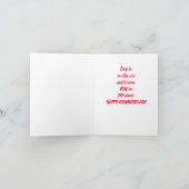 ICH WOLLTE **SIE IN MEINEN ARMEN*** AUF UNSEREM ** KARTE (Innenseite)