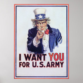 Ich Wollte Sie ~ Vintager Weltkrieg 2 Poster