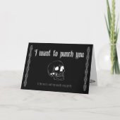 Ich wollte, Sie zu stempeln - Valentinskarte Dankeskarte (Vorderseite)