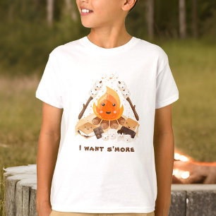 Ich Wollte S's Niedlicher Spaß Camping Campfire Ju T-Shirt