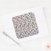 Ich Wollte Süßigkeitsaufkleber Quadratischer Aufkleber (Umschlag)