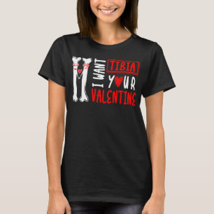 Ich Wollte Tibia, Ihr Valentiner Radiologie-Paar T-Shirt