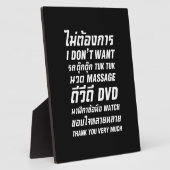 Ich Wollte TUK TUK MASSAGE DVD WATCH Vielen Dank Fotoplatte (Seite)