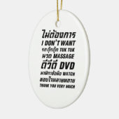 Ich Wollte TUK TUK MASSAGE DVD WATCH Vielen Dank Keramikornament (Links)