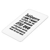 Ich Wollte TUK TUK MASSAGE DVD WATCH Vielen Dank Magnet (Linke Seite)