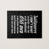 Ich Wollte TUK TUK MASSAGE DVD WATCH Vielen Dank Puzzle (Horizontal)