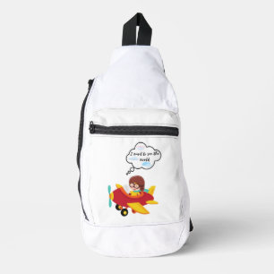 Ich wollte, um die Arbeit zu sehen Crossbody Bag