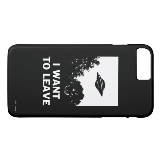 Ich Wollte Verlassen Case-Mate iPhone Hülle (Rückseite (Horizontal))