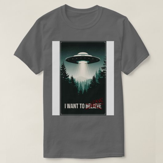 ICH WOLLTE, VERLASSEN ZU WERDEN T-Shirt (Design vorne)