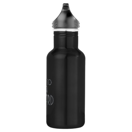 Ich Wollte Zauberer zu werden Edelstahlflasche (Rechts)